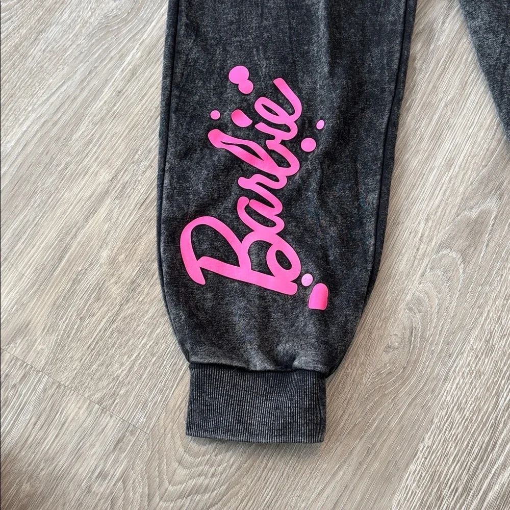 Girls Barbie Charcoal Joggers Sz 13-14Y
